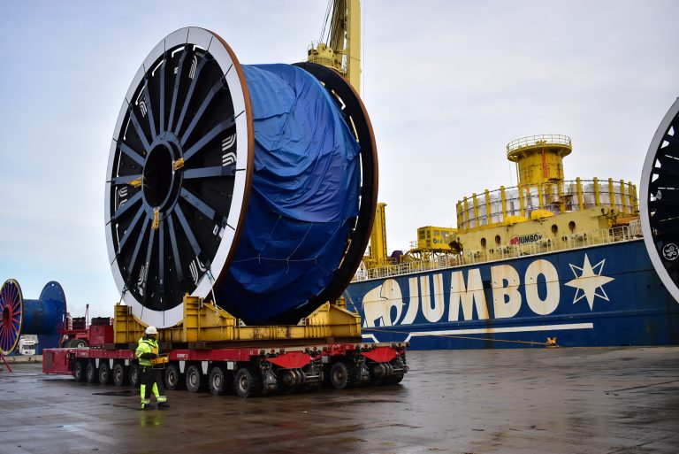 CLARKSONS PORT SERVICES 338T HEAVY REEL LOADOUT