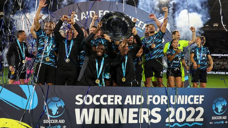 SOCCER AID FOR UNICEF PRODUCES ANOTHER RECORD-BREAKING EVENT REACHING OVER £15 MILLION IN DONATIONS