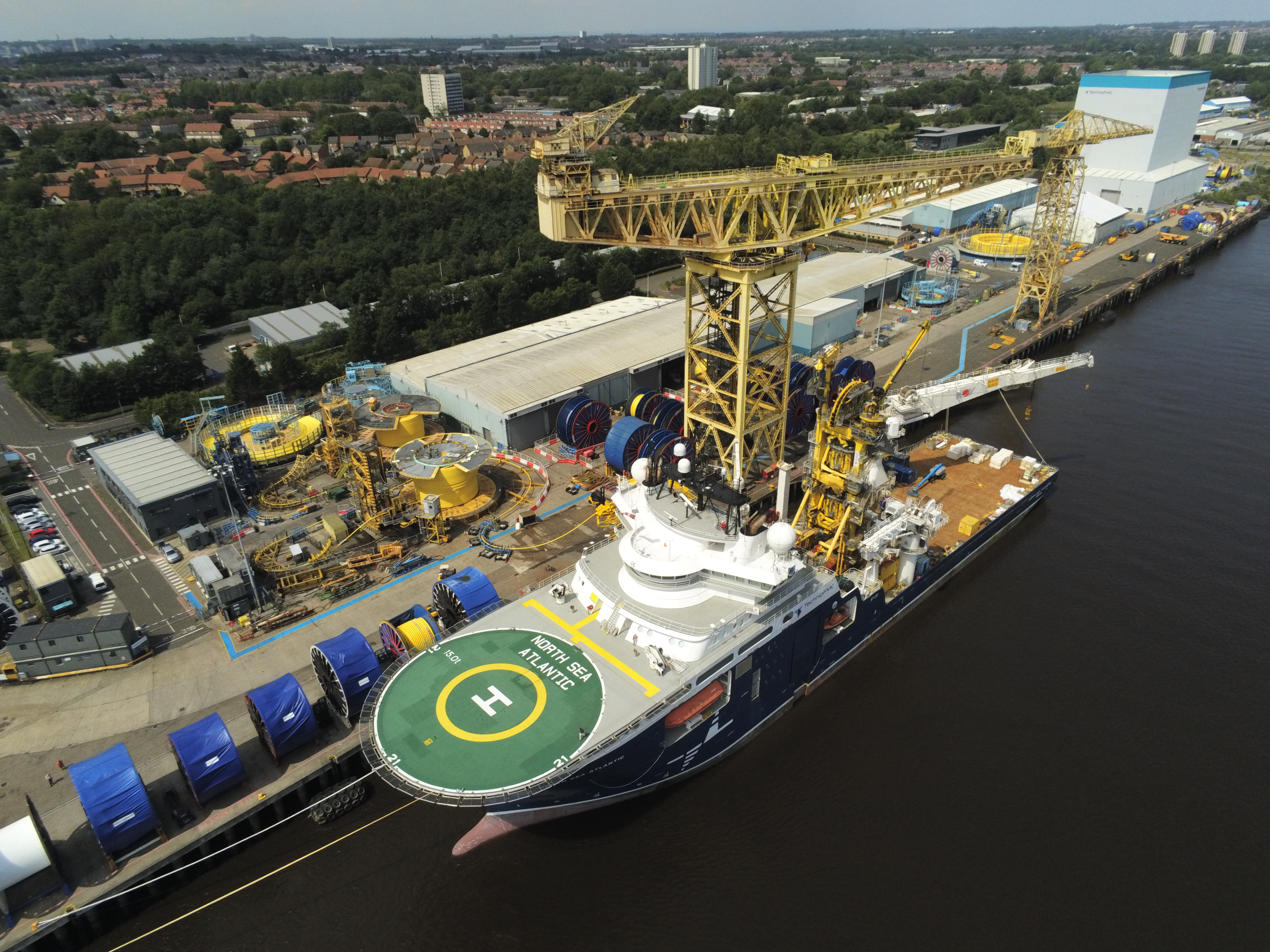Seamless Operations, Proven Expertise: North Sea Atlantic Spooled Loadout at OTP